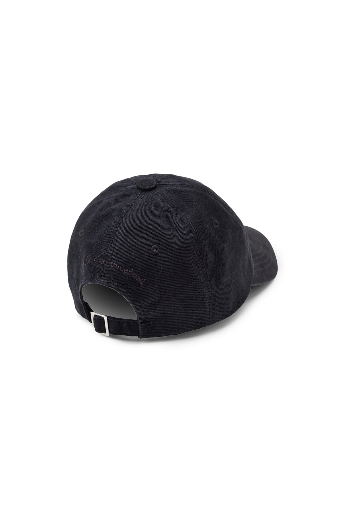 matinkim WASHED CIRCLE LOGO BALL CAP IN BLACK