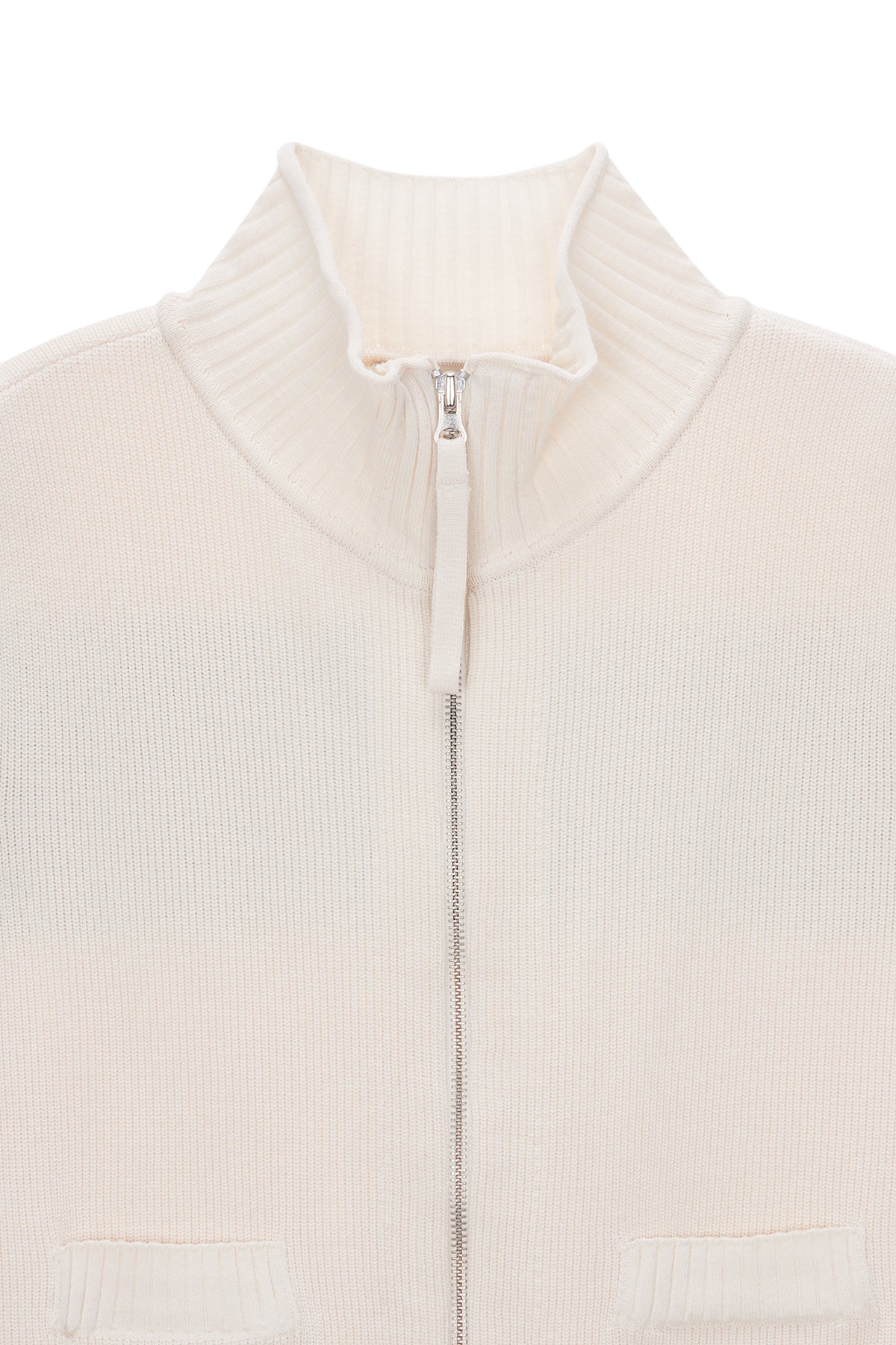 matinkim SPELL POINT STRIPE KNIT VEST IN IVORY