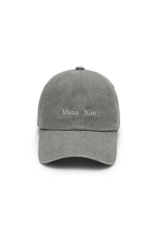 matinkim MATIN MINI CLASSIC LOGO BALL CAP IN LIGHT KHAKI