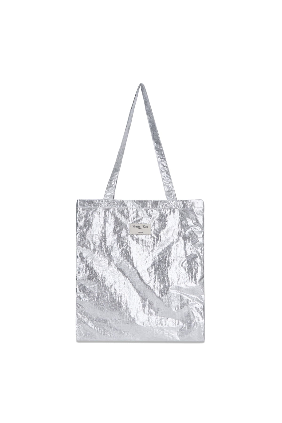 matinkim MATIN PALETTE ECOBAG IN SILVER