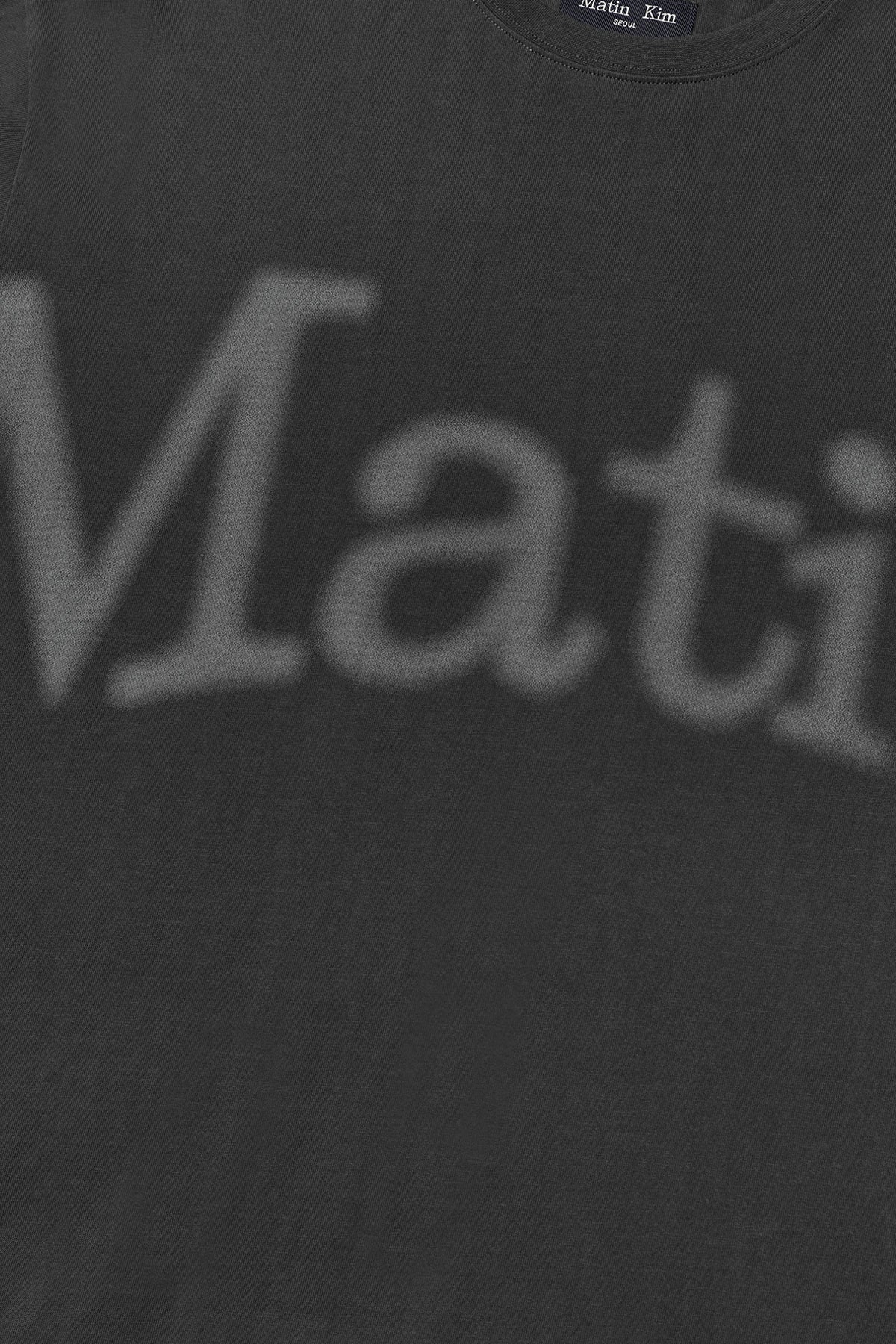 matinkim BIG ARCH LOGO TOP FOR MEN IN CHARCOAL
