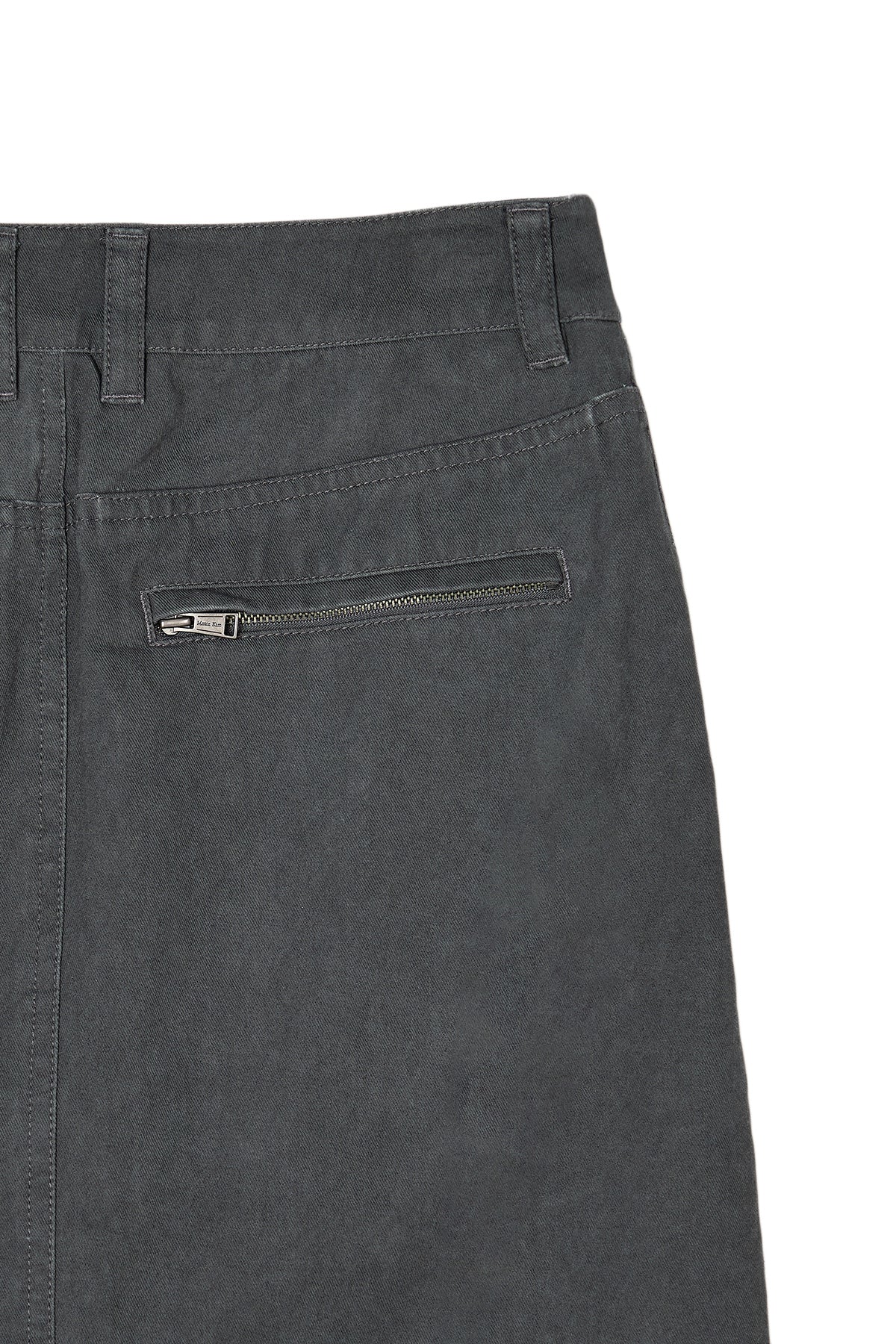 matinkim WASHED MERMAID LONG SKIRT IN CHARCOAL