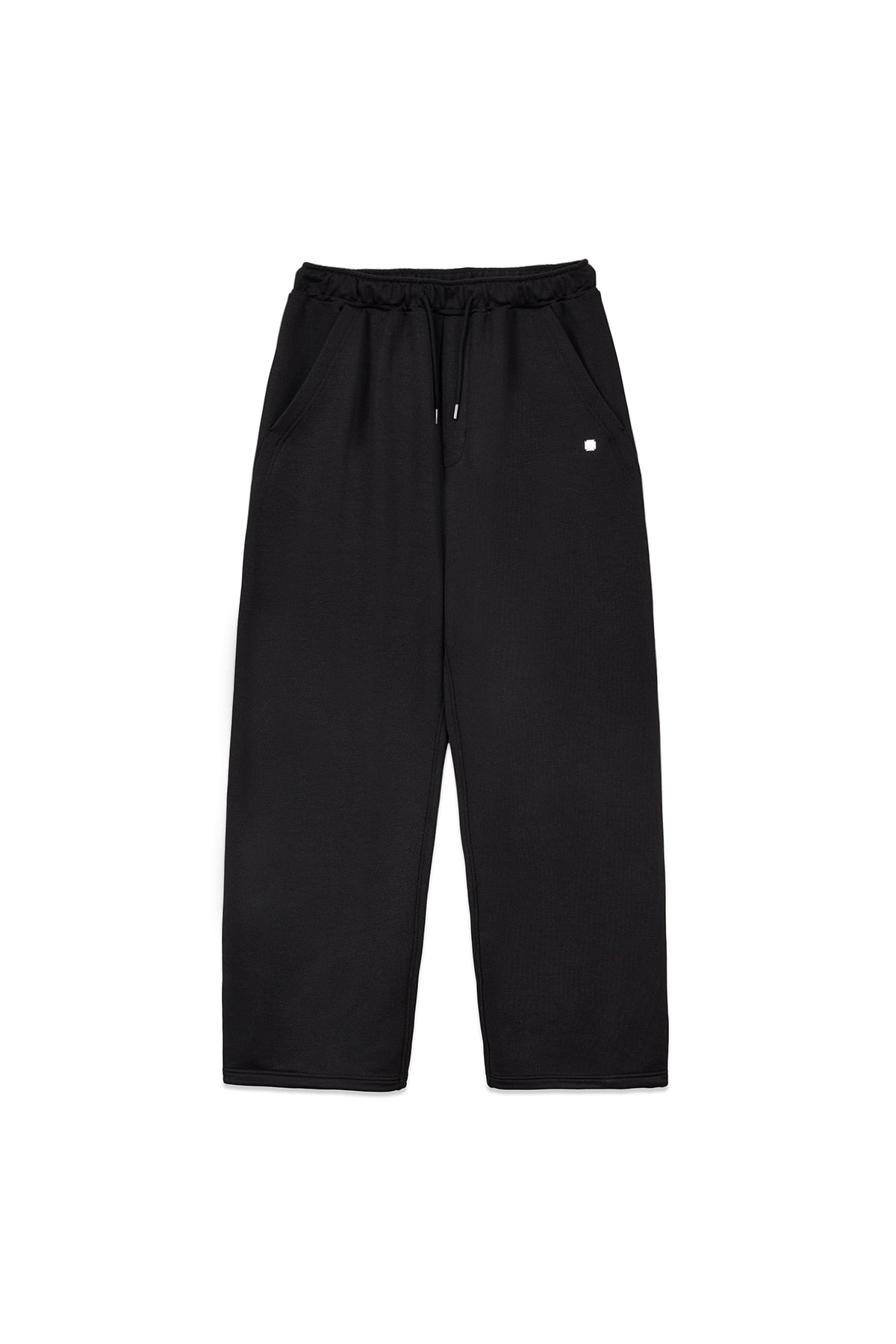 matinkim BACK POCKET GLITTER SWEATPANTS FOR MEN IN BLACK