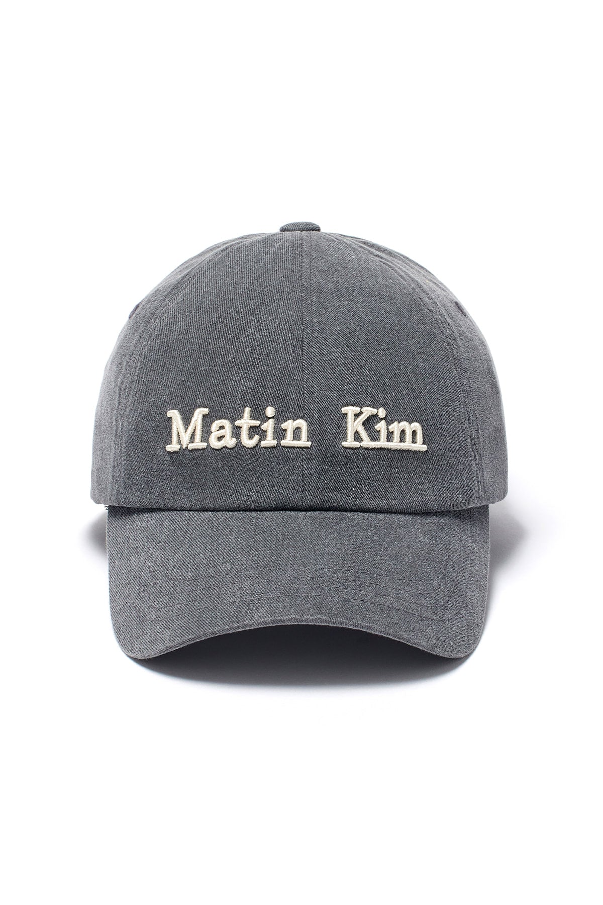 matinkim MATIN CLASSIC LOGO BALL CAP IN GREY
