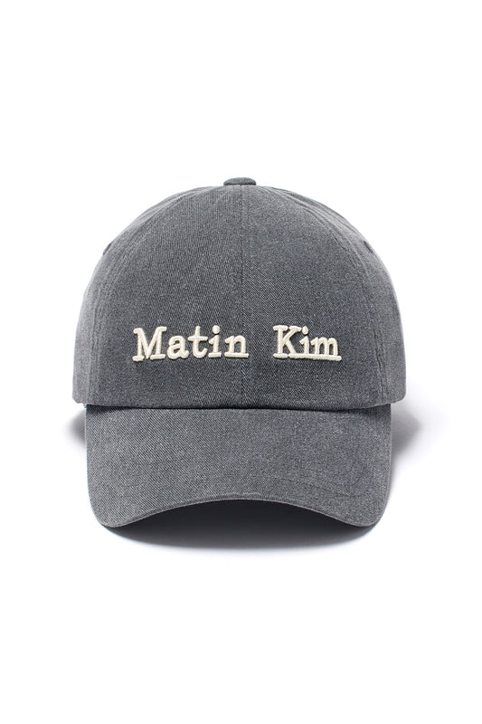 matinkim MATIN CLASSIC LOGO BALL CAP IN GREY