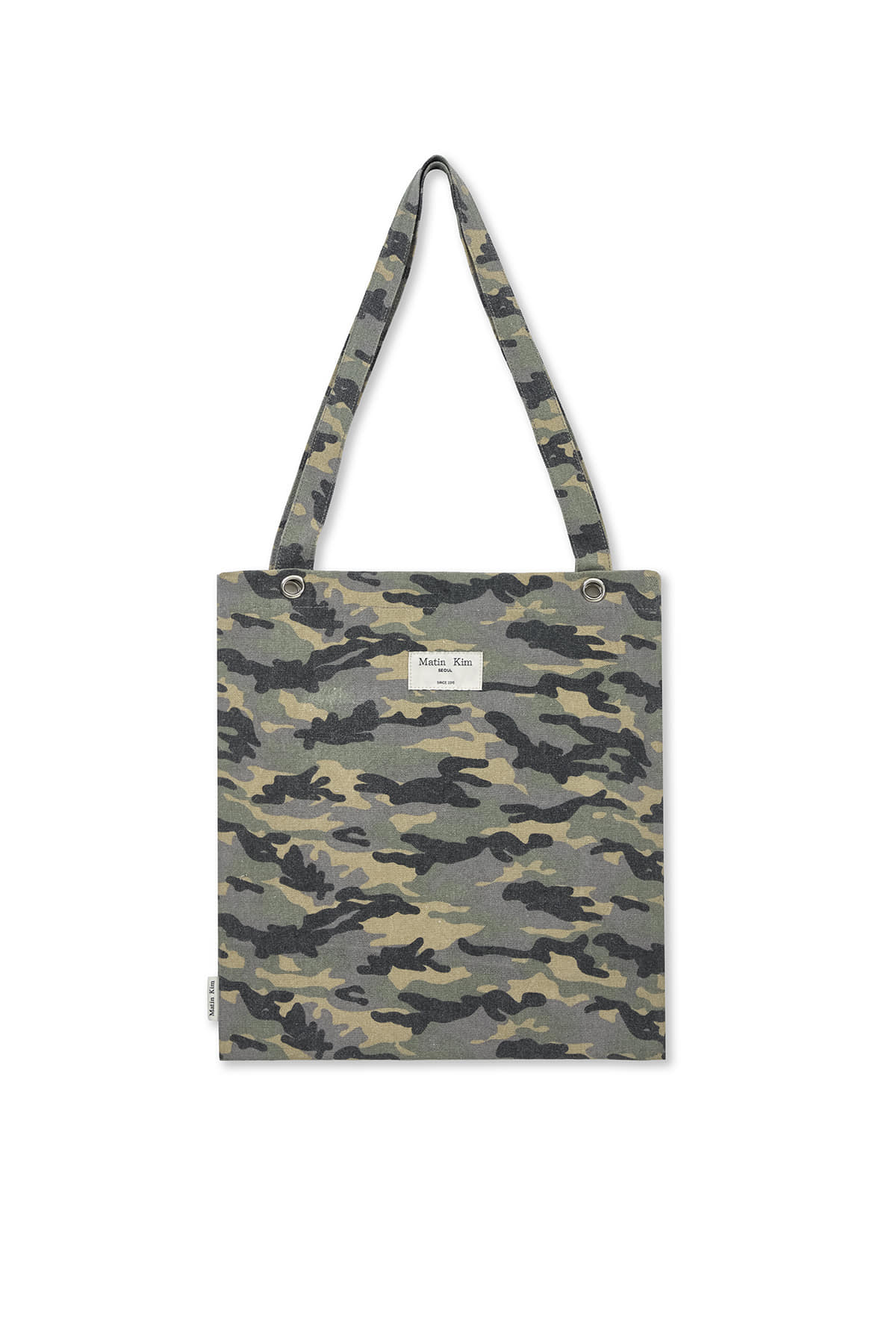 matinkim MATIN CAMOUFLAGE ECOBAG IN KHAKI