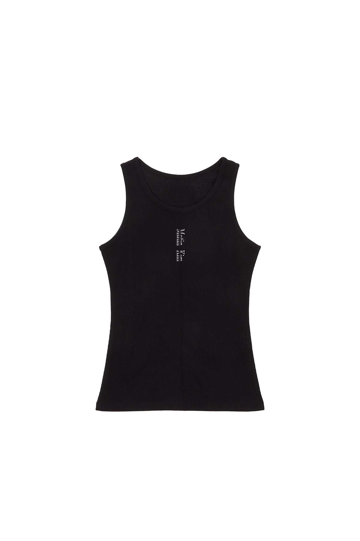matinkim PINTUCK SLEEVELESS TOP IN BLACK