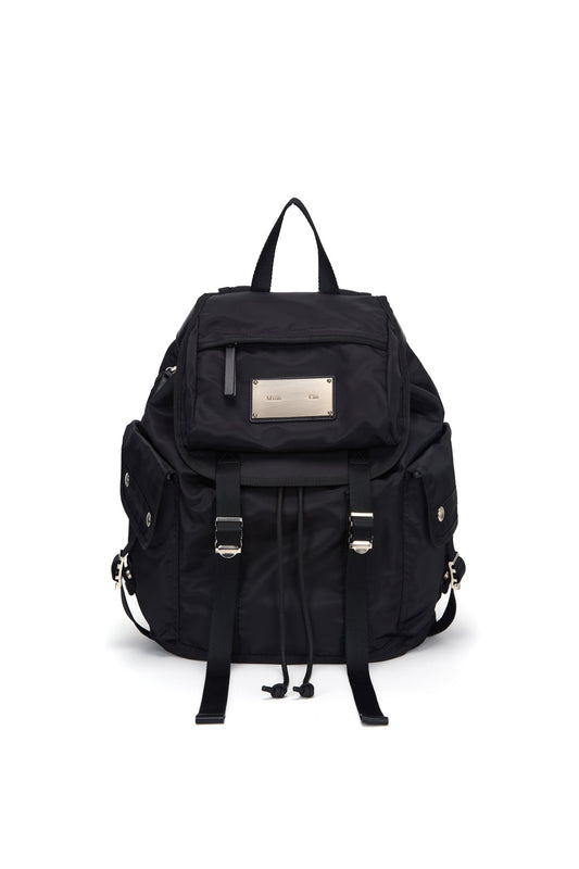 matinkim MATIN POCKET UTILITY LARGE BACK PACK IN BLACK