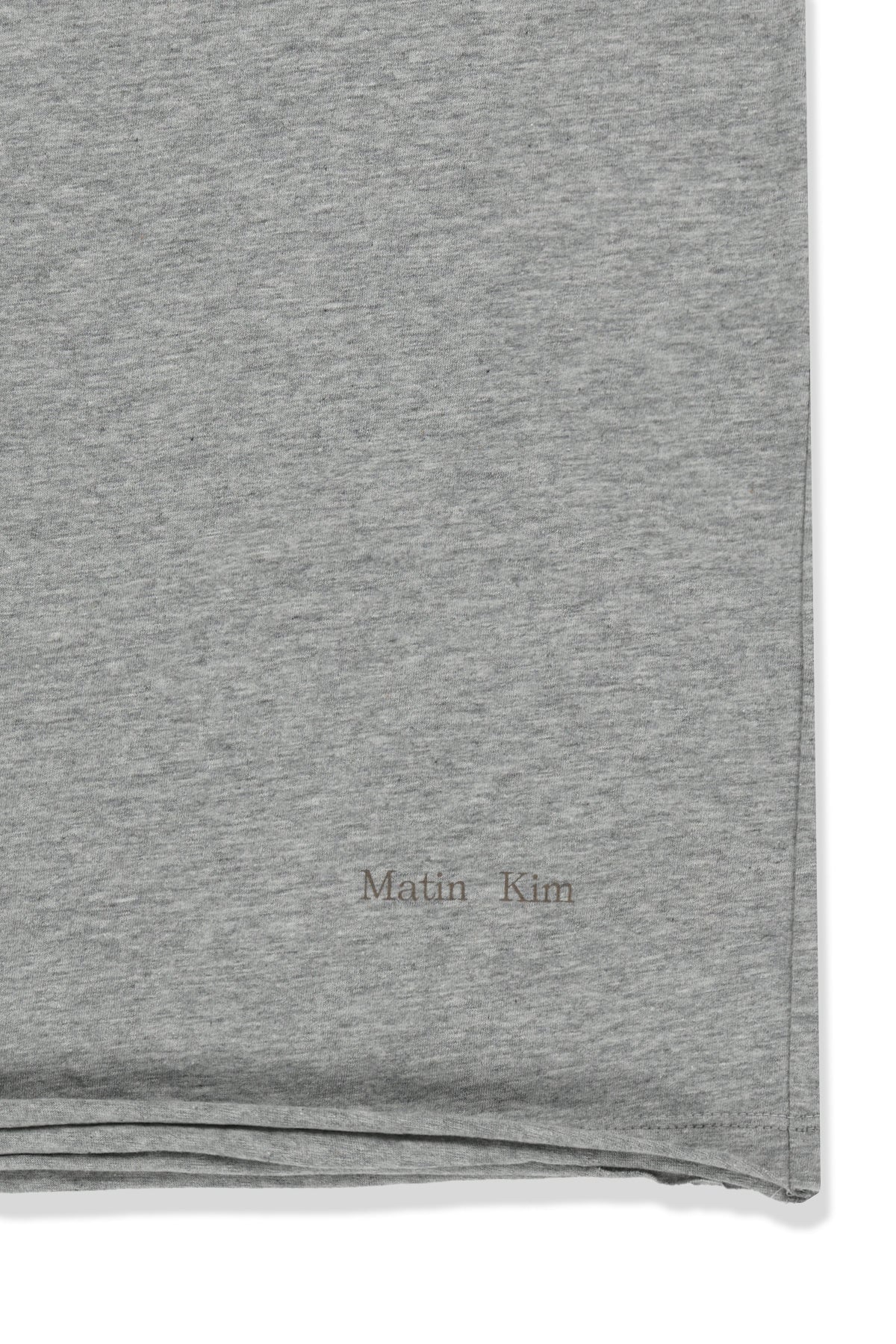 matinkim TWIST SHOULDER SLEEVELESS TOP IN GREY
