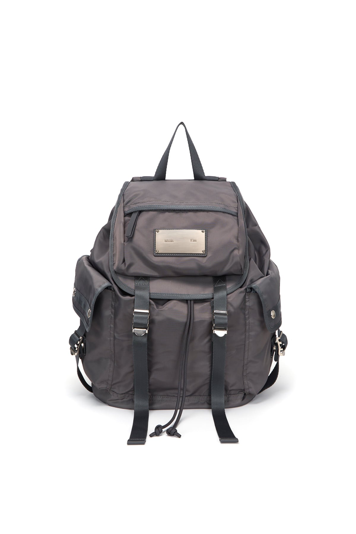 matinkim MATIN POCKET UTILITY LARGE BACK PACK IN CHARCOAL