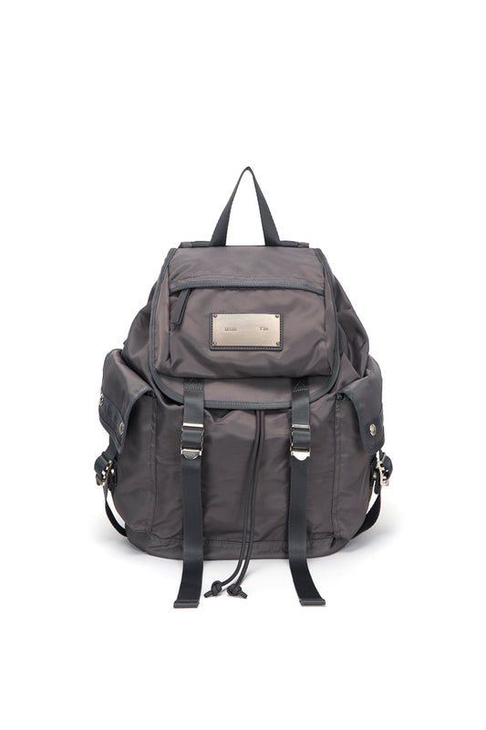 matinkim MATIN POCKET UTILITY LARGE BACK PACK IN CHARCOAL