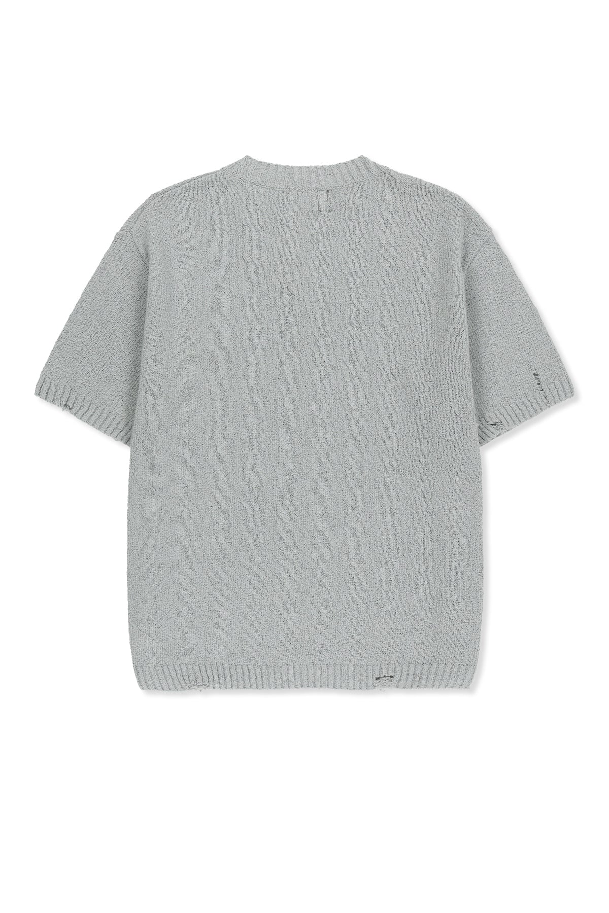 matinkim HALF SLEEVE LOGO PULLOVER FOR MEN IN LIGHT GREY