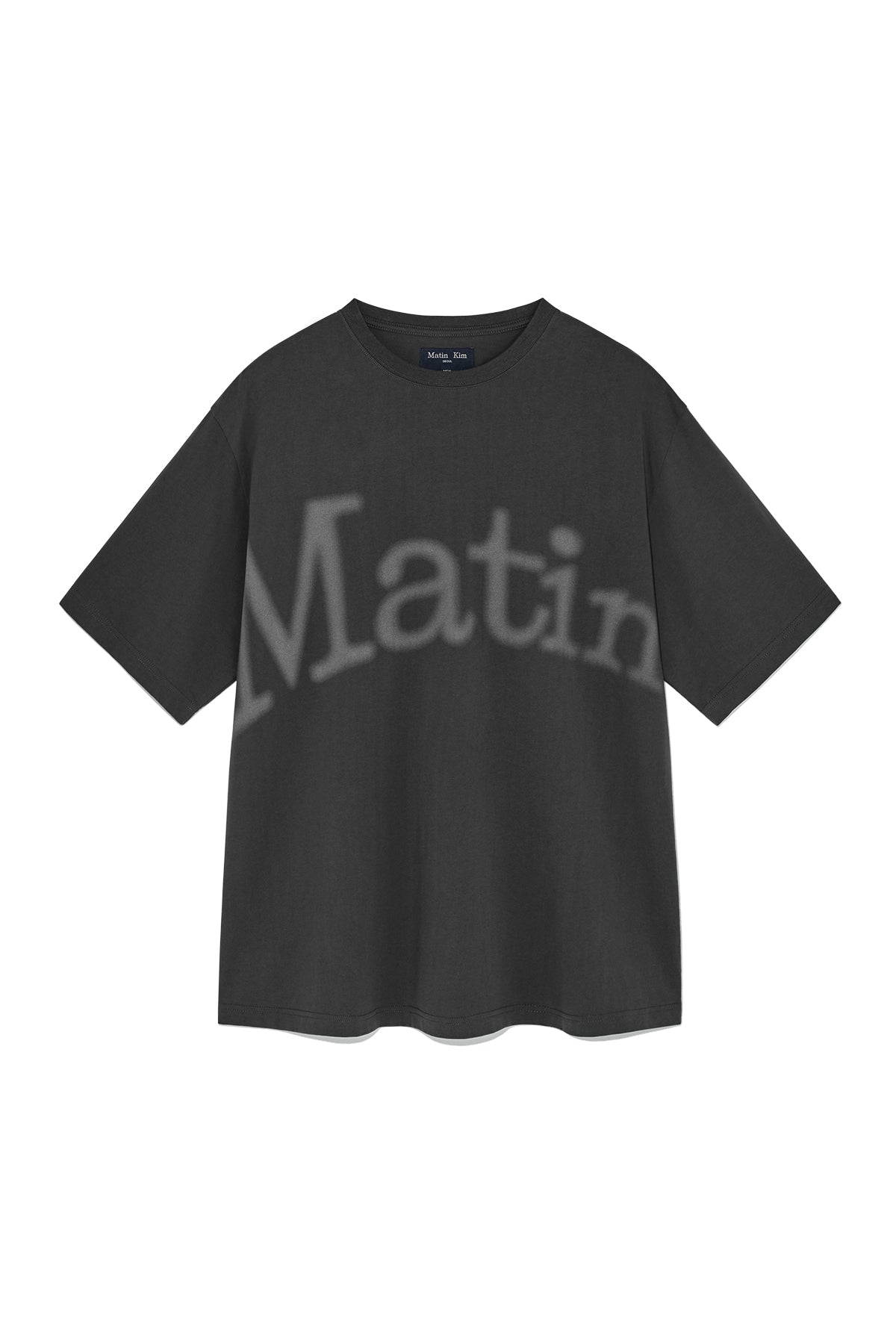 matinkim BIG ARCH LOGO TOP FOR MEN IN CHARCOAL
