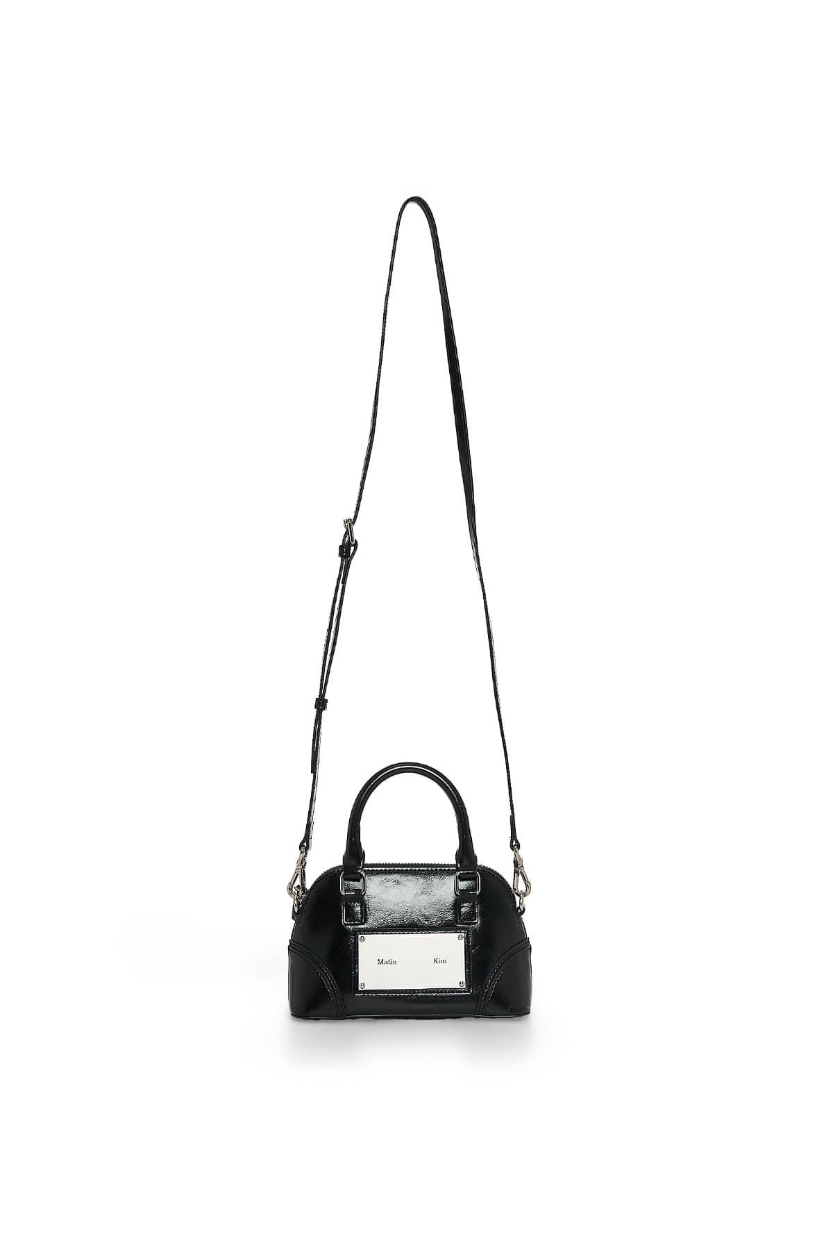 matinkim CURVE ZIP MINI BAG IN BLACK
