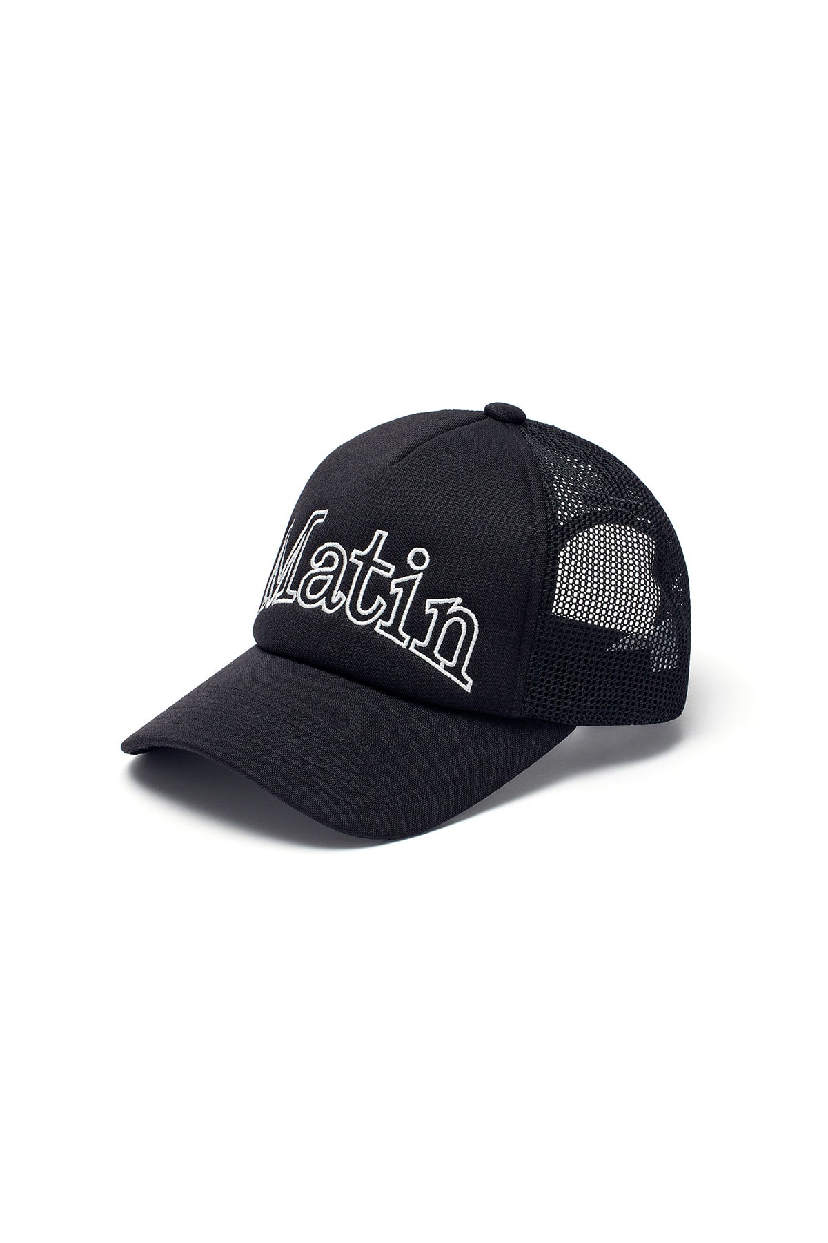matinkim MATIN MESH TRUCKER BALL CAP IN BLACK