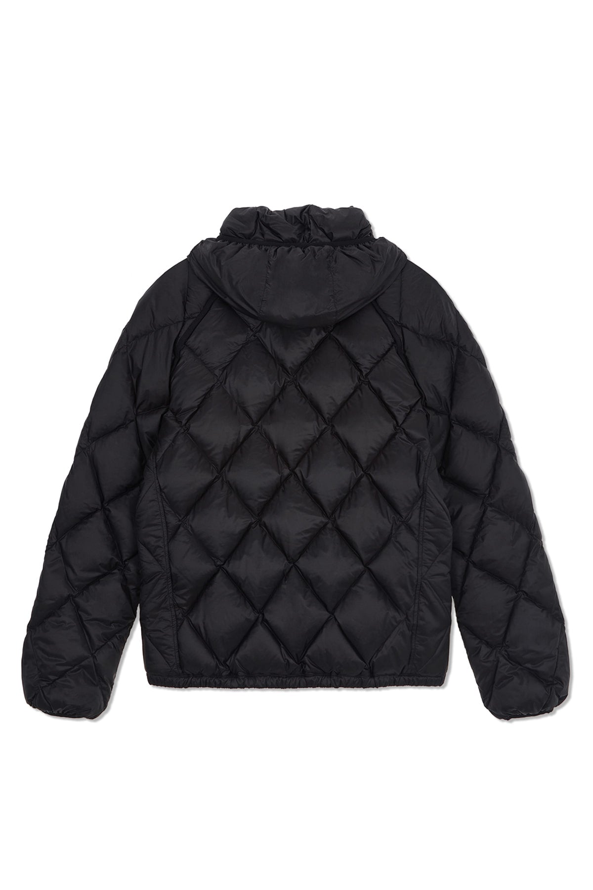 matinkim QUILTING HOODY LIGHTWEIGHT JUMPER (DOWN BLENDED) IN BLACK