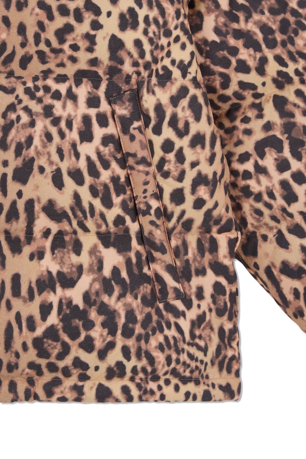 matinkim LEOPARD DOWN JUMPER IN MIX