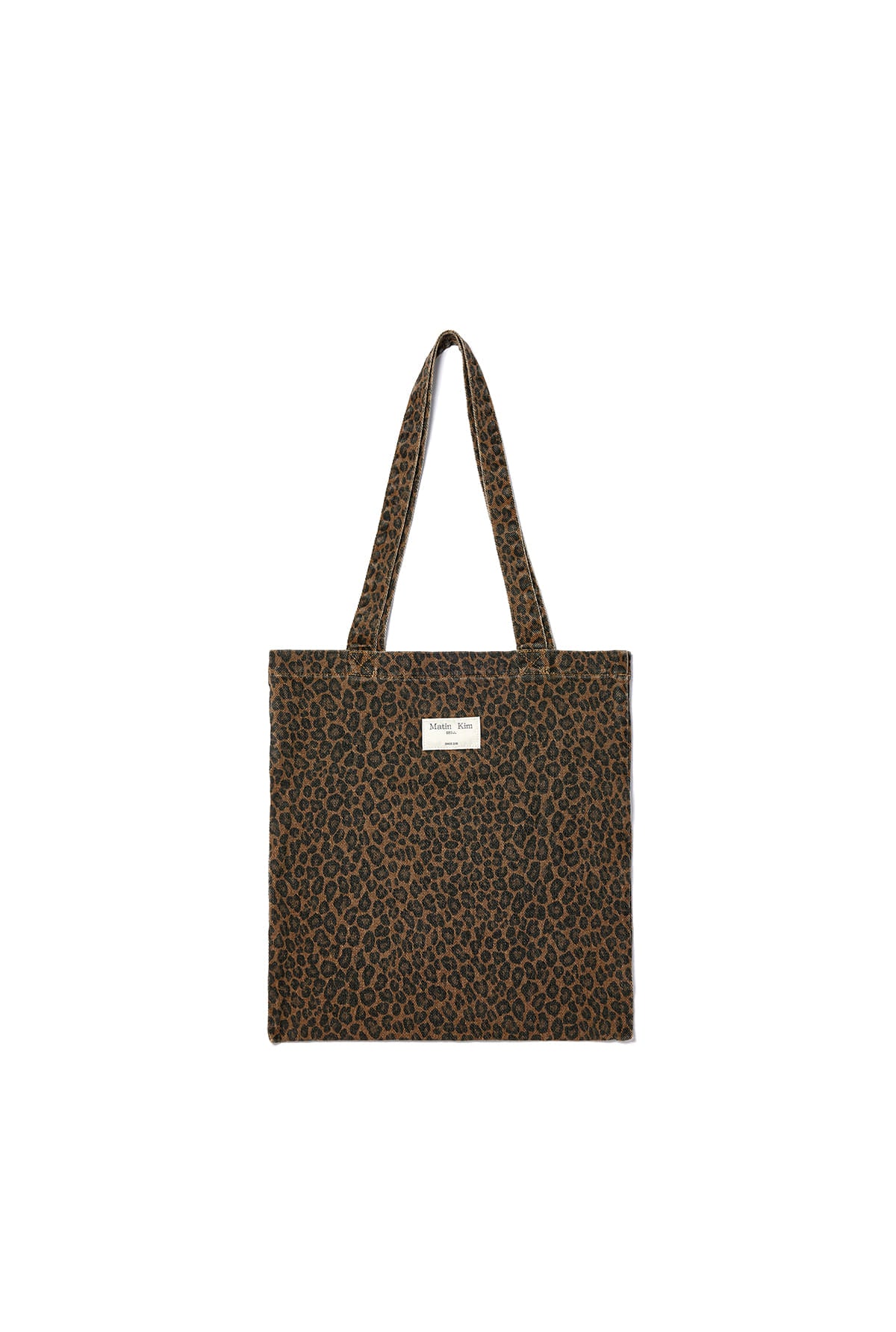 matinkim MATIN LEOPARD ECOBAG IN BROWN