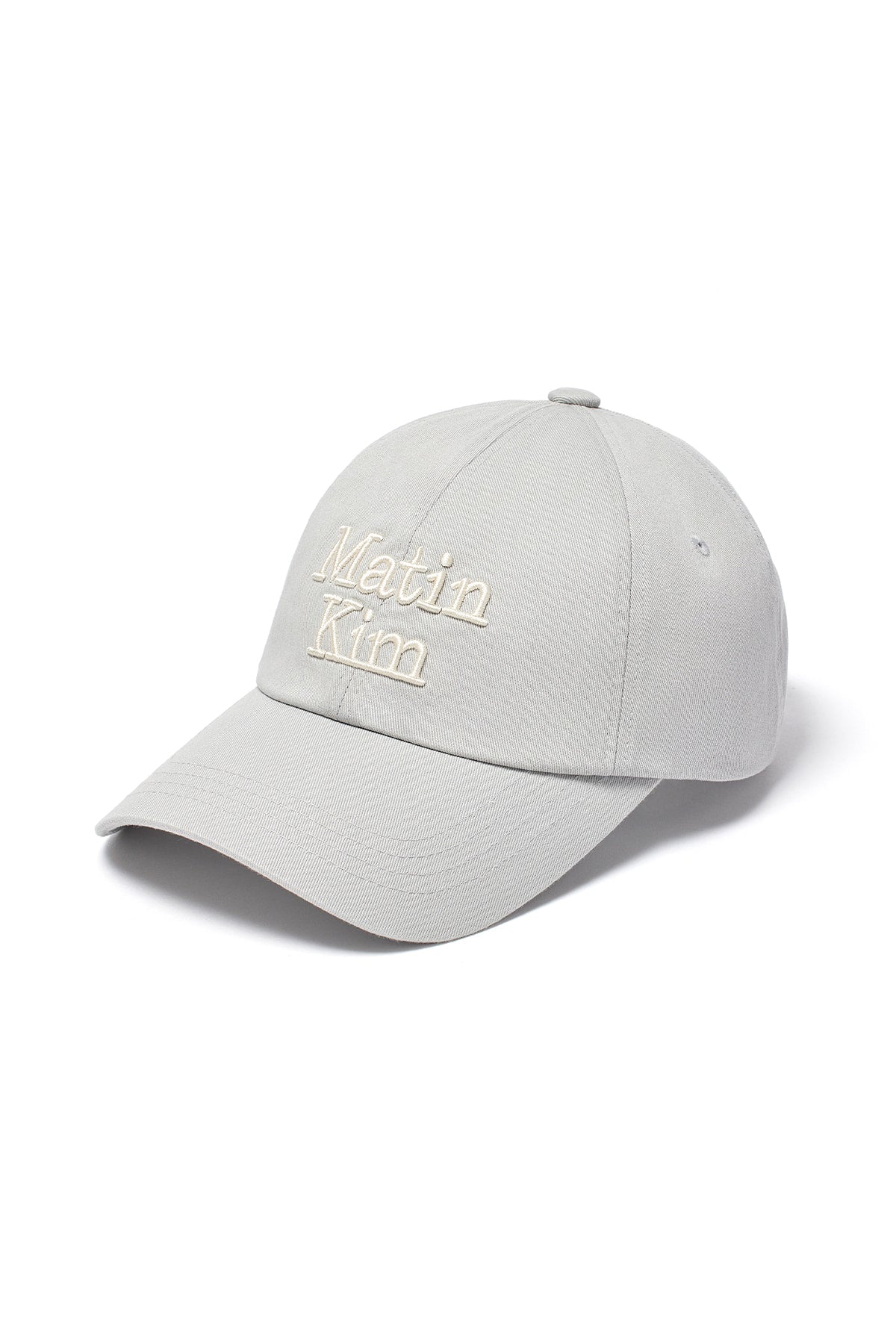 matinkim MATIN VOLUME LOGO BALL CAP IN GREY