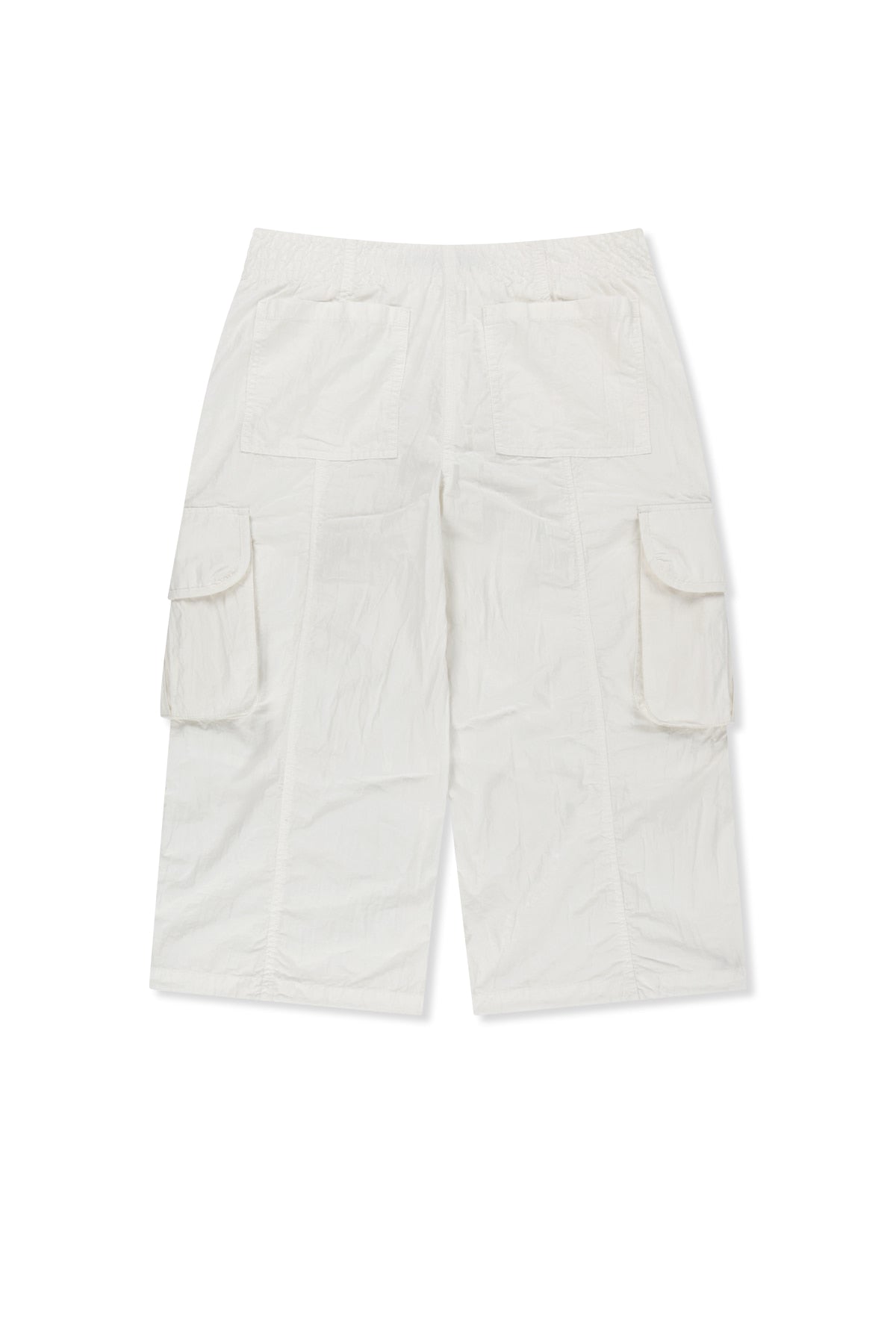 matinkim CRINKLE CAPRI PANTS IN WHITE