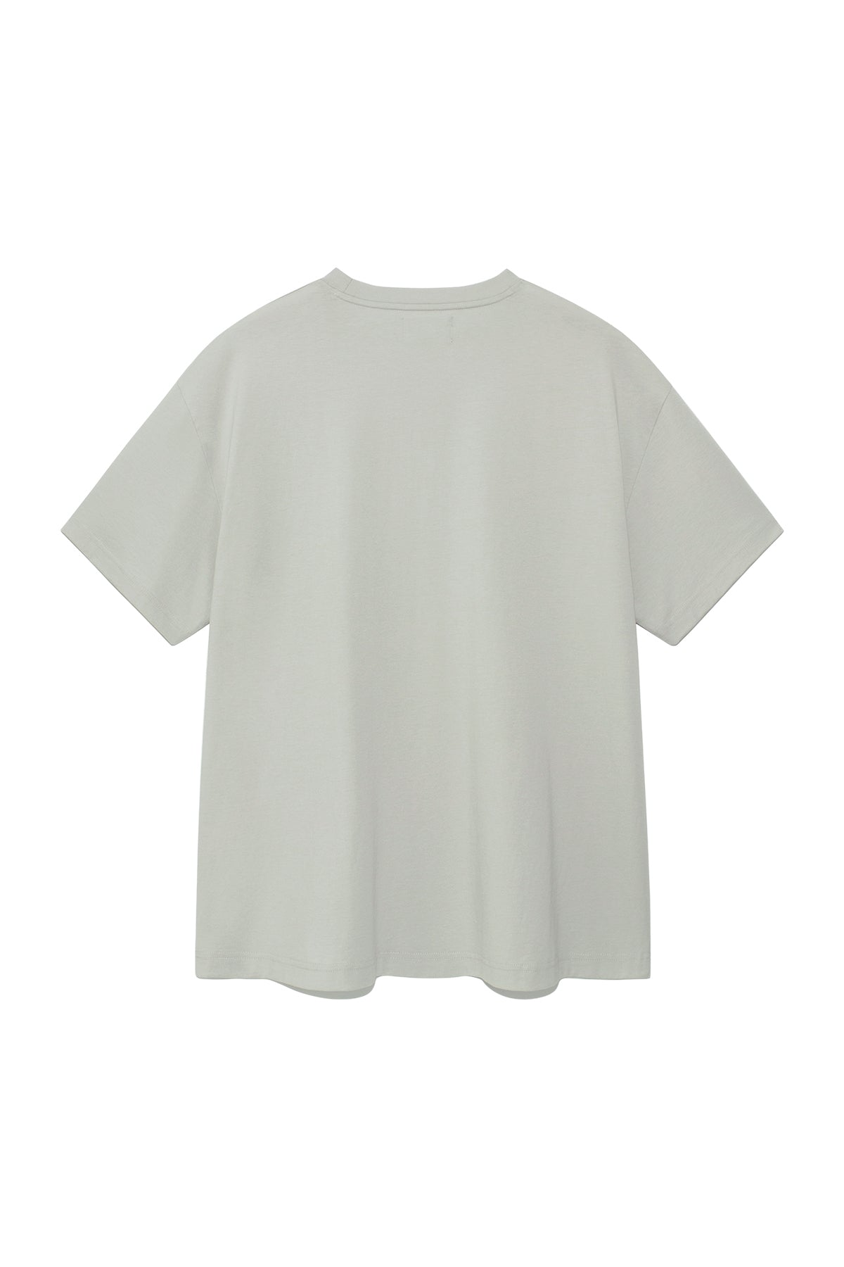 matinkim PAIRING LOGO PRINTING TOP FOR MEN IN LIGHT GREY