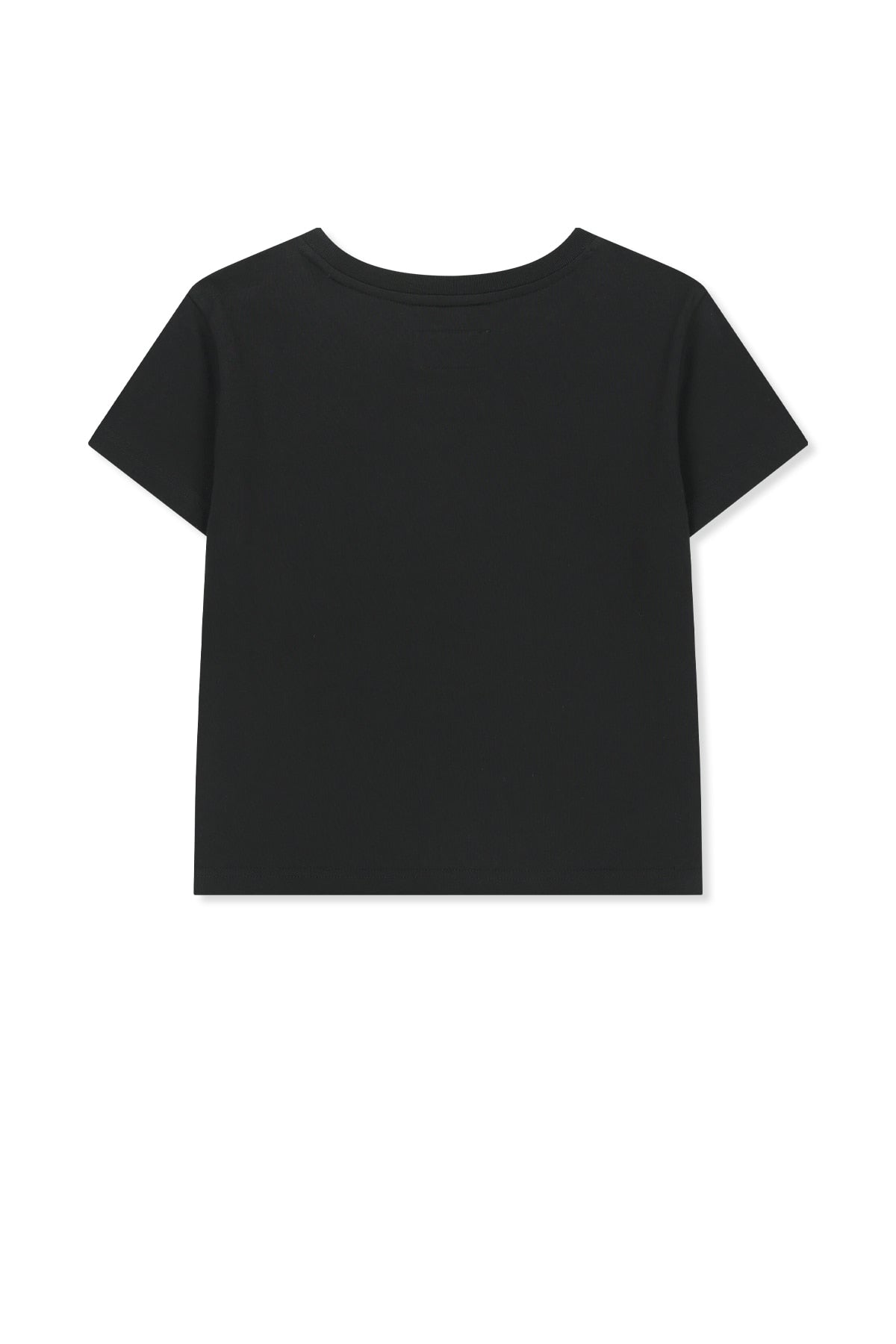 matinkim MATIN KIM ARCH LOGO CROP TOP IN BLACK