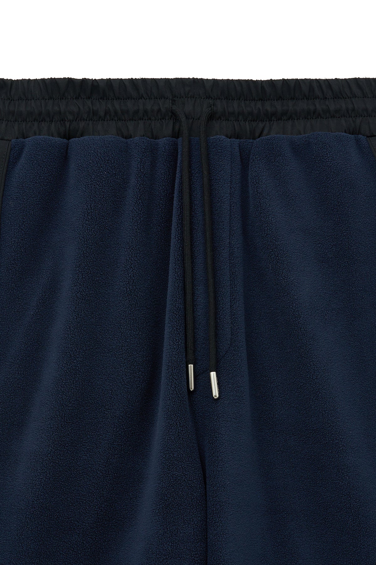matinkim SHERPA FLEECE DRAWSTRING PANTS IN NAVY