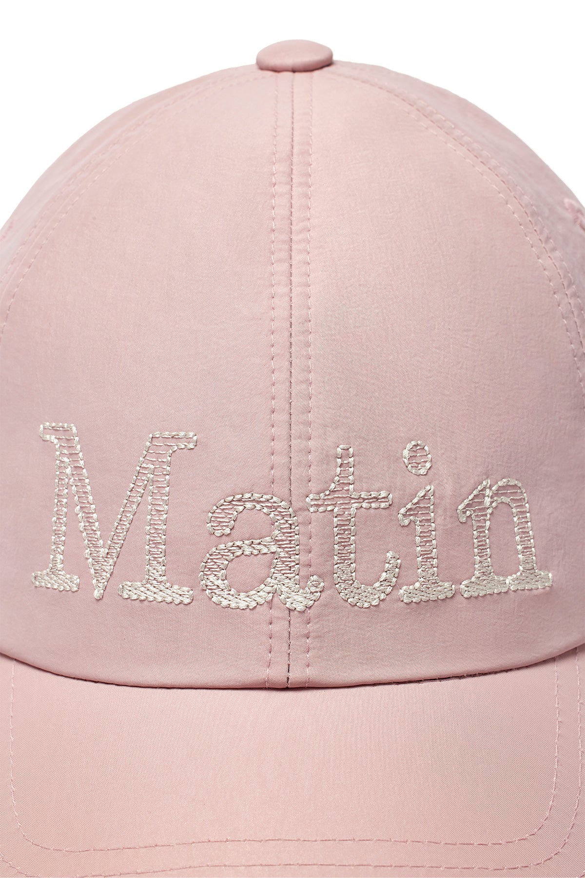 matinkim MATIN GLOSSY BALL CAP IN PINK