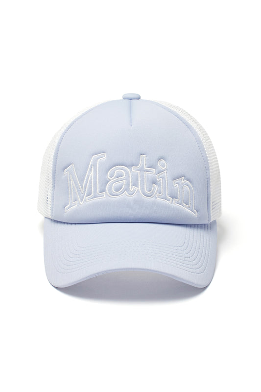 matinkim MATIN MESH TRUCKER BALL CAP IN GREY