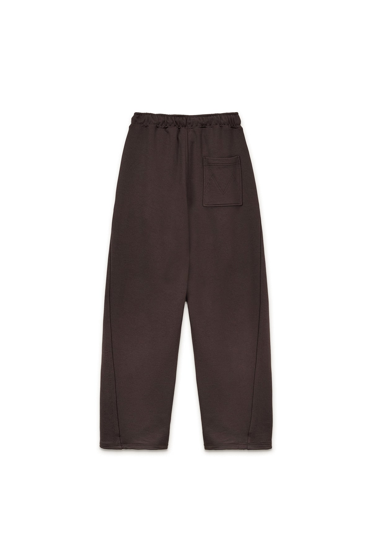 matinkim BACK POCKET GLITTER SWEATPANTS FOR WOMEN IN BROWN
