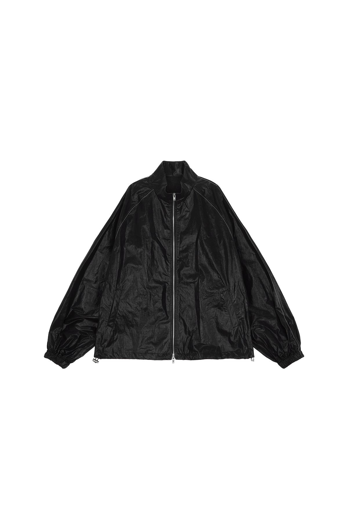 matinkim MATIN KIM LOGO COATING JUMPER IN BLACK