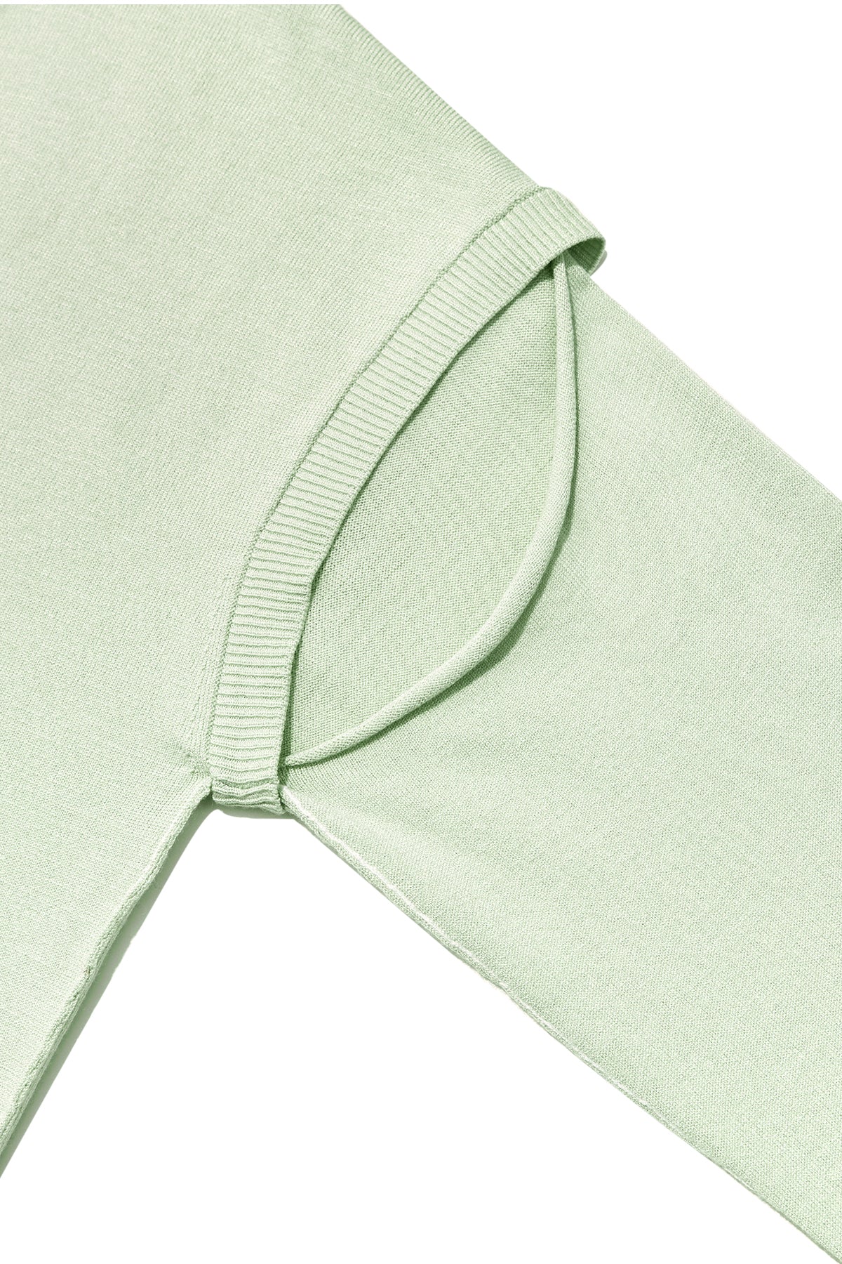 matinkim SLIT DETAIL BUTTON CARDIGAN IN MINT